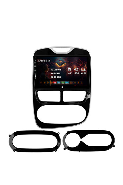 HUB64 Navigatie Renault Clio IV (2012-2016), 4GB RAM, Android 13, Octacore, S...