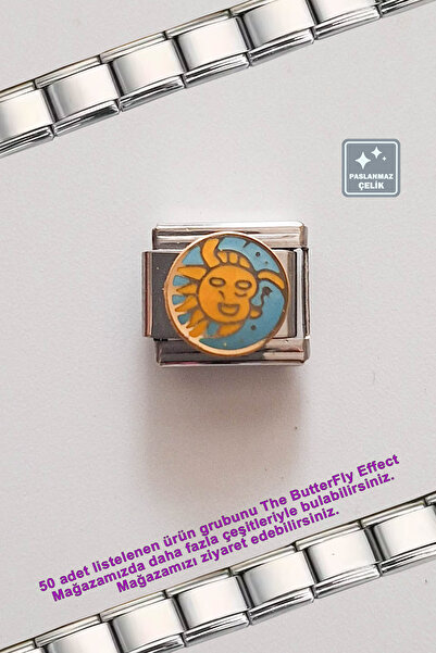 Miss TBee Italian Steel Bracelet - Single Charm