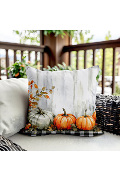 Evmila Husă de pernă cu textură catifelată imprimată pe ambele părți, cu mode...