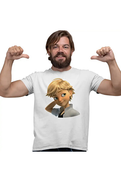 OEM Ανδρικό T-Shirt Adrien Agreste Miraculous Adrian Cat Noir