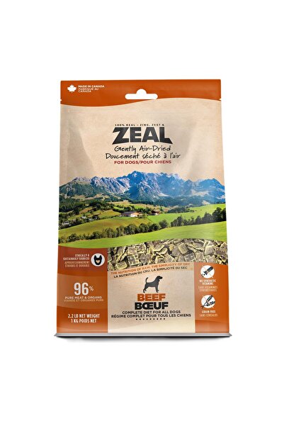 ZEAL لحم بقري مجفف بالهواء بلطف للكلاب - 2.2 رطل / 1 كجم