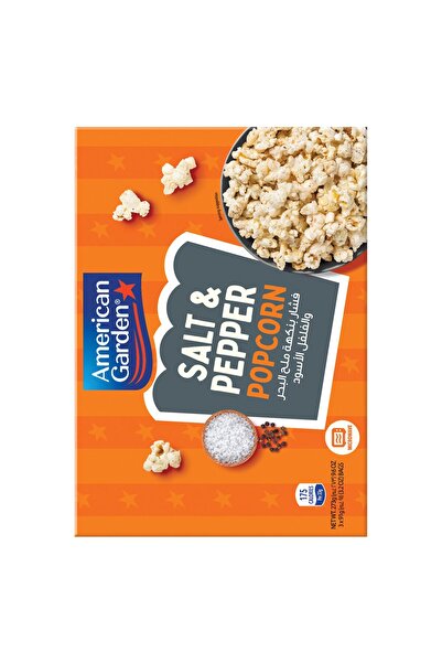 american garden Gluten Free Microwave Sea Salt & Pepper Popcorn 273 g