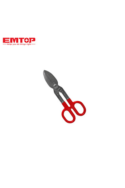 EMTOP 10-inch scissors - precise cutting of sheet metal, wire, and metal mesh
