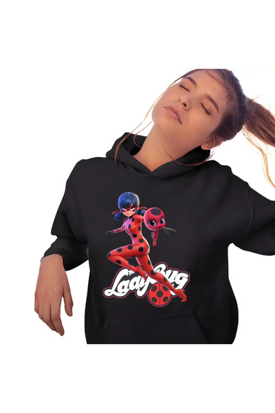 OEM Hanorac Femei Buburuza Marinette Tikki Ladybug Miraculos