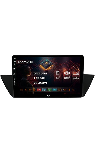 HUB64 Navigatie BMW X1 (2009-2015), 4GB RAM, Android 13, Octacore, Slot Sim 4G