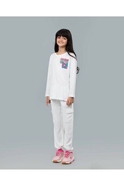 Finelook Girl's Anime Fun Mag Long Sleeve T-shirt & Bottom Set