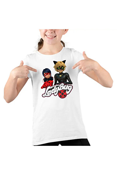 OEM Tricou Copii Fete Miraculos Buburuza Motanul Noir