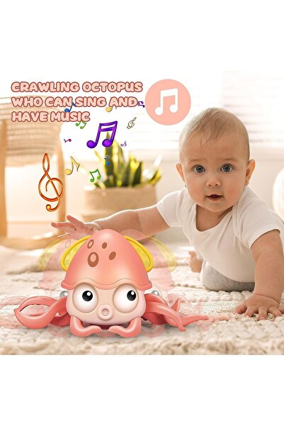 scntoys Emekleme Ve Yürümeye Yardımcı SAĞA VE SOLA Hareketli Ahtapot ŞARJ EDİ...