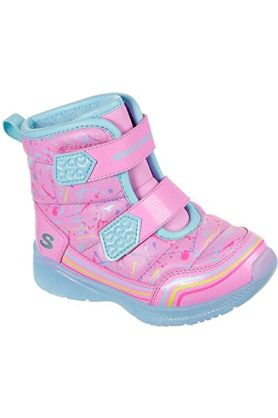SKECHERS Boots Lights Illumi, růžové, dětské