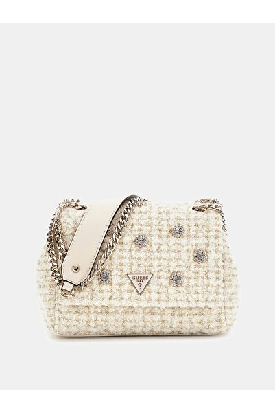 Guess Everlee Kadın Yün Karışımlı Omuz Çantası