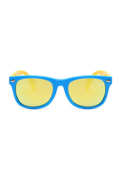 Techsuit Children's Sunglasses D802, Yellow/Blue