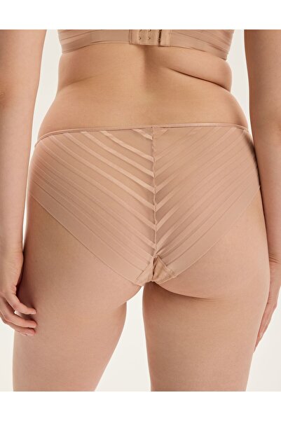 ESOTIQ Women's Briefs Striped Mesh Comfortable Classic Panties Invisible Design | Ciga