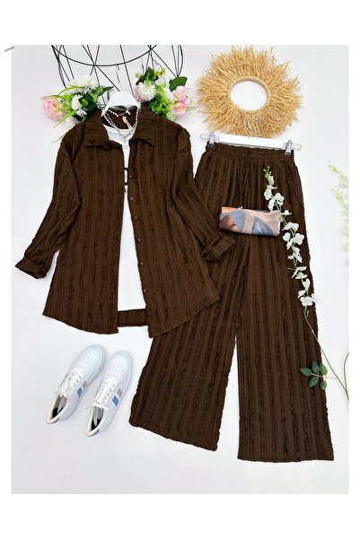 YEDİLALE FIRFIR ΥΦΑΣΜΑΤΙΚΟ ΣΕΤ ΚΑΜΙΑΝΟΥ ΚΟΣΤΟΥΣ [μεγέθη 36-44, το τιμή περιλαμβάνει μόνο πουκάμισο και παντελόνι]