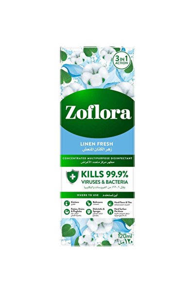 Zoflora Concentrated Disinfectant Linen Fresh 120ml
