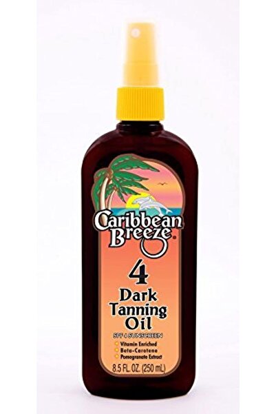 Caribbean Breeze زيت تسمير داكن بعامل حماية من الشمس 4، 250 مل