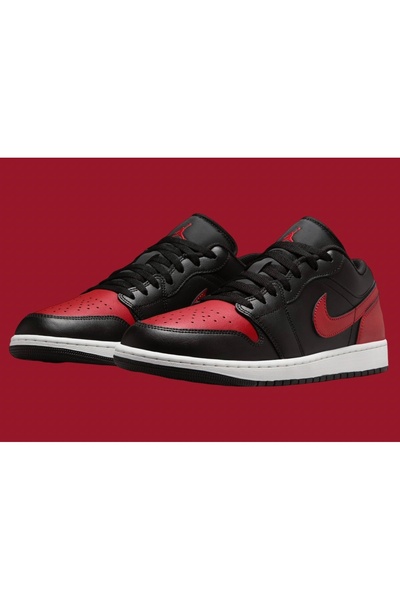 Nike Air Jordan 1 Low 'BRED’ Erkek Basketbol Ayakkabısı HRN SPORT