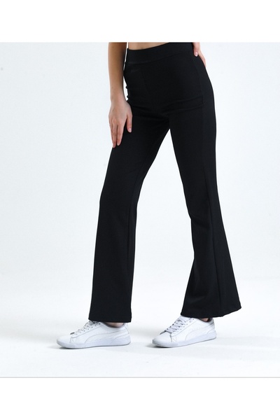 MİNOLES KIDS KIZ ÇOCUK FİTİLLİ KUMAŞ İSPANYOL PAÇA PANTOLON TAYT