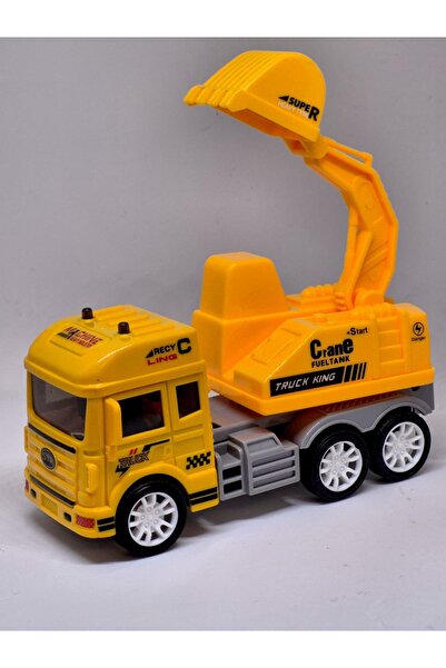 Fidan oyuncak شاحنة لعبة ذات آلية دوارة وآلة عمل