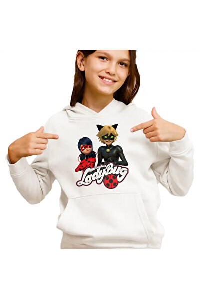 OEM Hanorac Copii Fete Miraculos Buburuza Motanul Noir