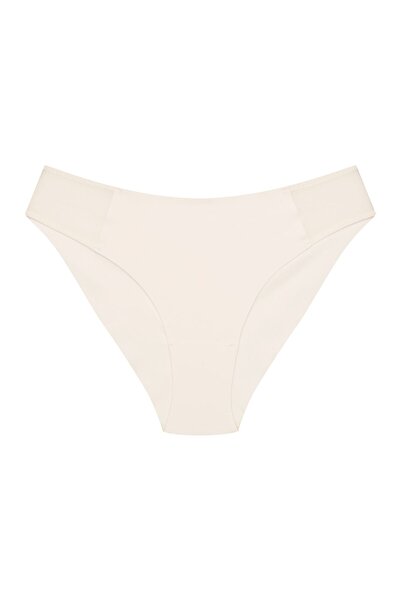 ESOTIQ Women's Panties Brazilian Briefs Smooth Polyamide with Mesh Details | Blank