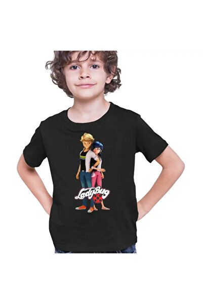 OEM Tricou Copii Baieti Miraculous Marinette Adrien Agreste Miraculos