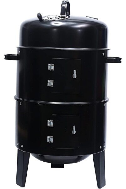 Generic 3-in-1 BBQ Cylinder Grill with Thermometer (BBQ014)