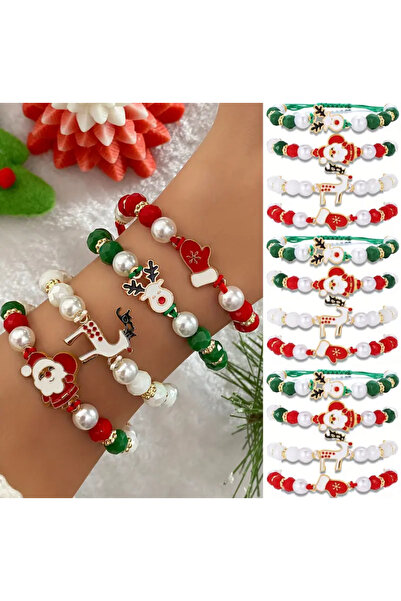 Yılbaşı Hediyesi 4 lü Şık Yılbaşı Bileklik Seti