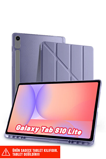 Nezih Case Samsung Galaxy Tab S10 Lite 10.9 Inch Uyumlu Tri-Folding Kalem Böl...