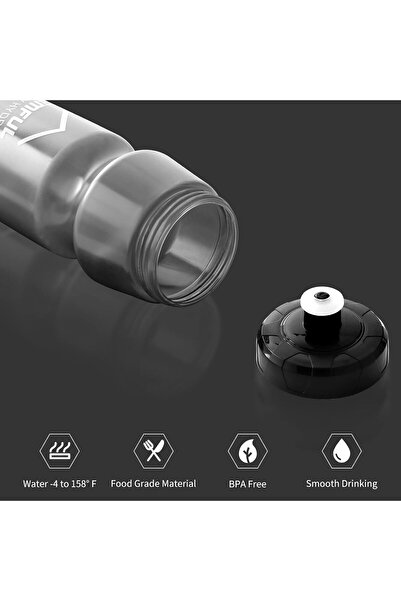 GEMFUL Cycling Water Bottle and Cage Set Lightweight 750ml Bike Bottle