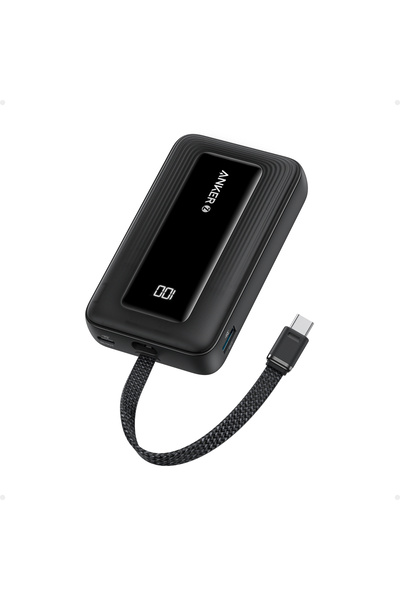 Anker Zolo Powerbank (10.000 mah ,30W Taşınabilir hızlı şarj cihazı) - Siyah ...