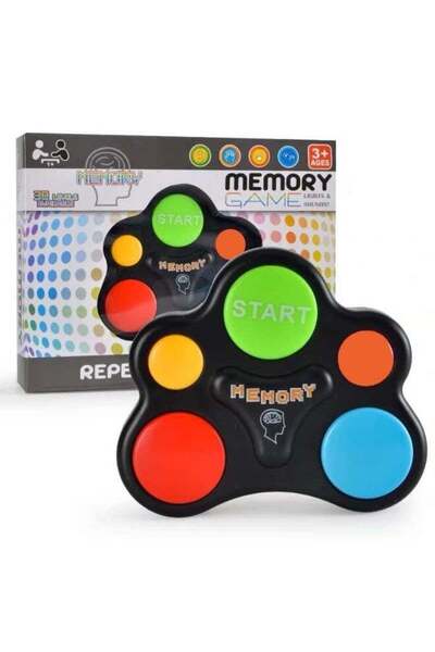 Toybox Luminous Memory Game, Handheld Electronic Toy, Color Memory Classic Board Game with Light and Sound