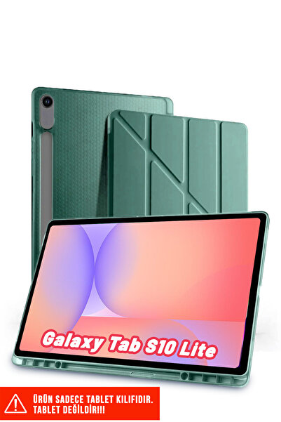 Nezih Case Samsung Galaxy Tab S10 Lite 10.9 Inch Uyumlu Tri-Folding Kalem Böl...