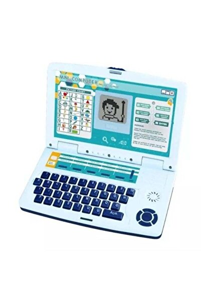 Toybox Educational Laptop Computer for Kids - Convenient Learning Alphabet and Numbers with LED Display