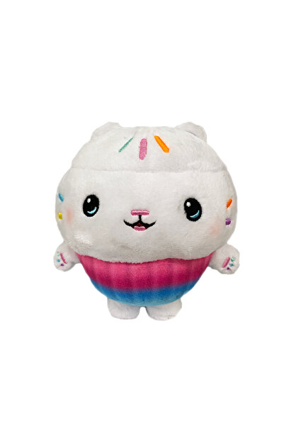 Gabby's Dollhouse Jucărie de pluș Cakey Cat din casa de păpuși Gabby, 15 cm