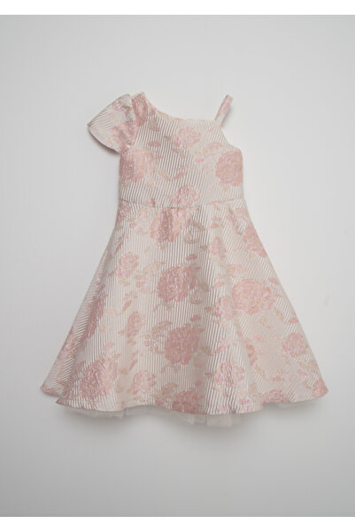 Yola فستان زهري مطبوع للبنات