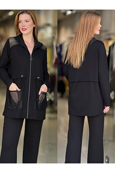 MİRVE BUTİK DERİ FİLE GARNİLİ CEKET