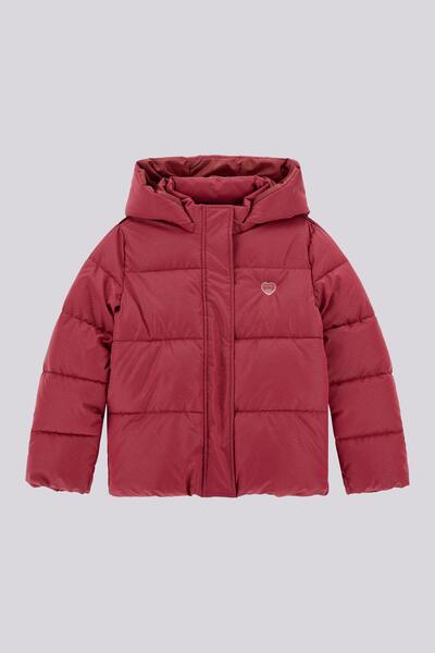 Guess Bg Store Girl's Burgundy Coat