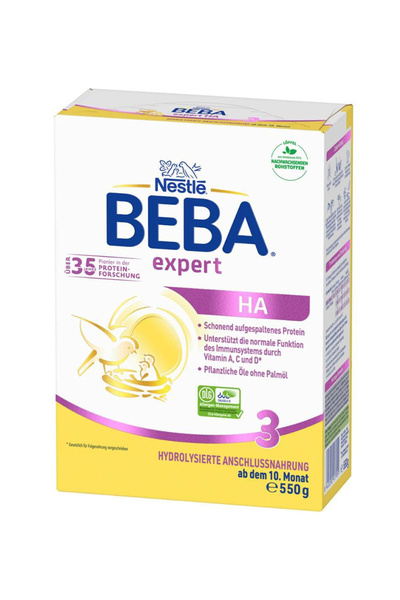 Nestle Lapte de continuare BEBA Expert HA 3, 10+ luni 550 g