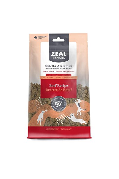 ZEAL لحم بقري مجفف بالهواء بلطف للكلاب - 5.5 رطل / 2.5 كجم