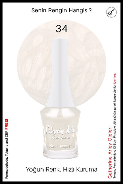 Catherine Arley CA RED LOVE – NAIL LACQUER – OJE – 34 – 7,5ml