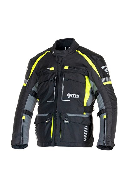 GMS EVEREST 3'ü 1 arada Tur Ceketi - Black Anthracit Yellow