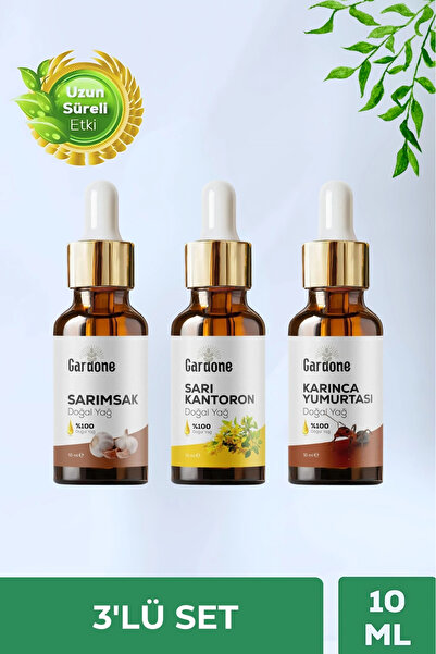 Gardone Sarımsak Sarı Kantaron Karınca Yumurtası %100 Saf ve Katkısız Bitkise...