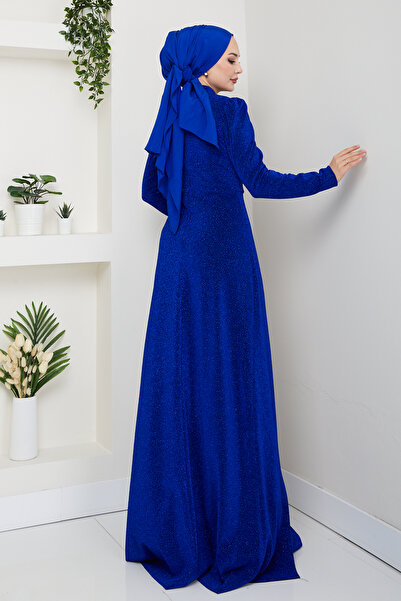 SEMRA AYDIN Silk Hijab Evening Dress