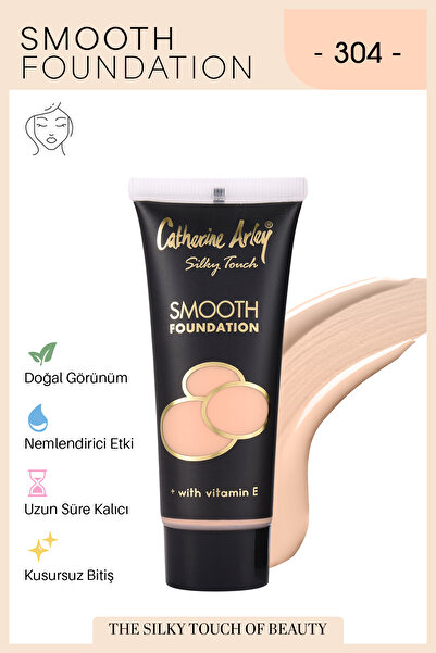 Catherine Arley CA SMOOTH FOUNDATION – SMOOTH TÜP FONDÖTEN – 304 – 35ml