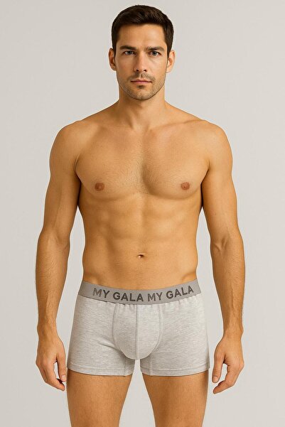 L-KOM %100 Pamuk Koton Rahat Kalıp Dikişsiz Boxer