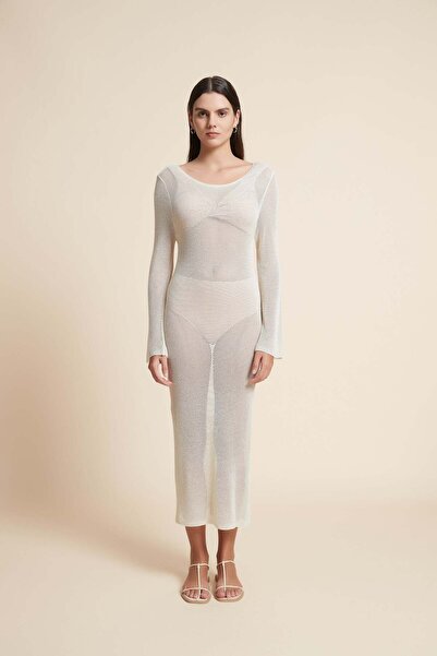 Yola Long Sleeve Lace Midi Dress