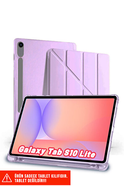 Nezih Case Samsung Galaxy Tab S10 Lite 10.9 Inch Uyumlu Tri-Folding Kalem Böl...