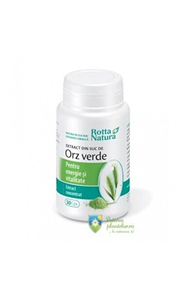 Rotta Natura Extract din Suc de Orz Verde, 30 capsule