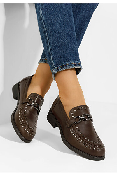 B T Shoes Hnedé mokasíny dámske Seyla