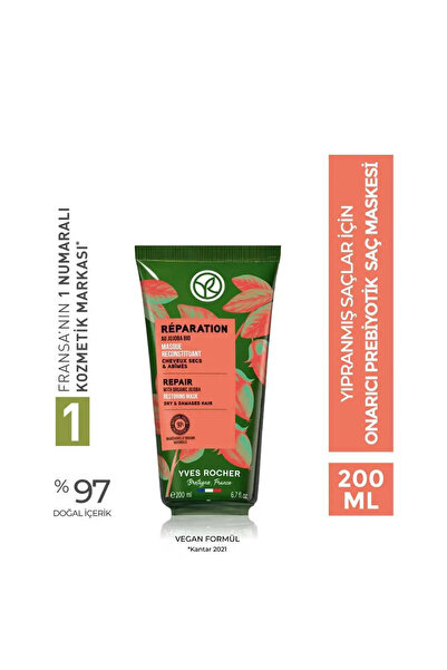 Yves Rocher Onarıcı Prebiyotik Saç Maskesi - Yıpranmış Saçlar / Reparation -Vegan